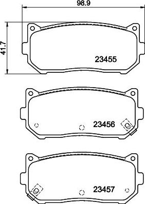 Тормозные колодки Nisshinbo. Артикул NP6026