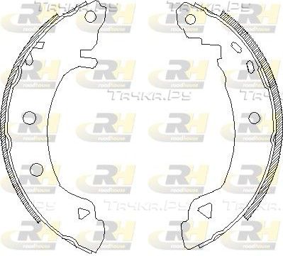 Тормозные колодки RoadHouse задние для Lancia Delta II (836) 1994-1999. Артикул 4182.04