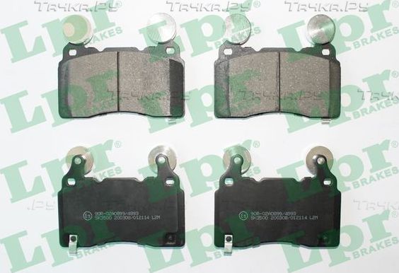 Тормозные колодки LPR. Артикул 05P2114