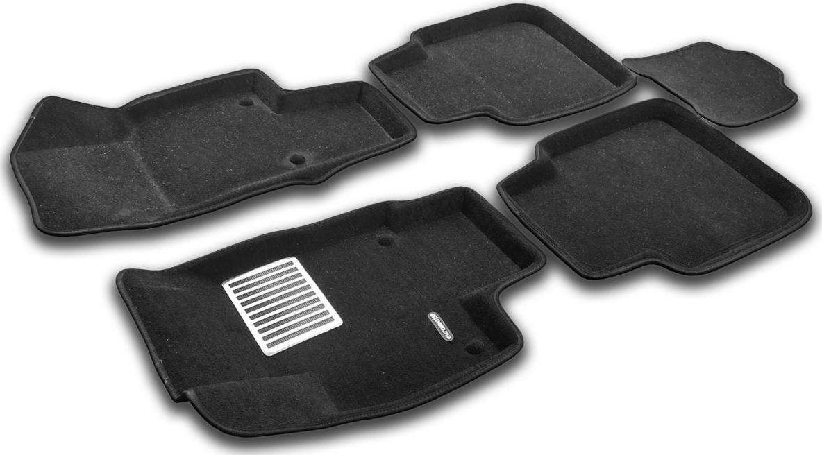 Коврики текстильные Euromat 3D Lux для салона Volkswagen Tiguan III L Pro 2024-2026. Артикул EM3D-005418