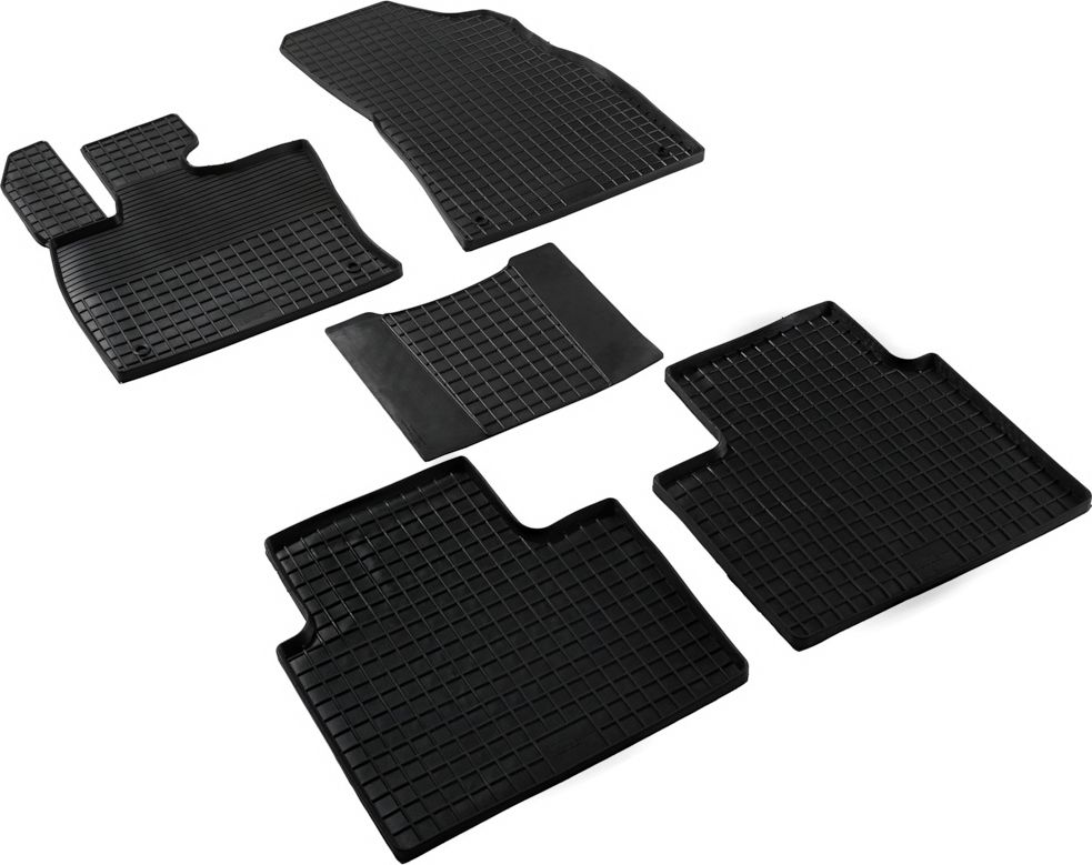 Коврики резиновые Seintex с узором сетка для салона Geely Atlas II 2023-2026. Артикул 316444