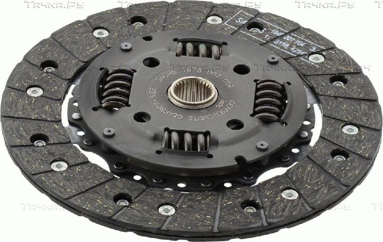 Диск сцепления SACHS для Volkswagen Touran II 2012-2015. Артикул 1878 007 059