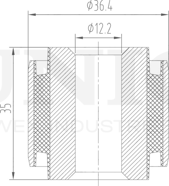 Сайлентблок рычага подвески (Unio). Артикул RMP-20545