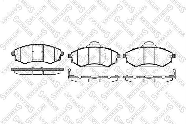 Тормозные колодки Stellox. Артикул 329 092-SX
