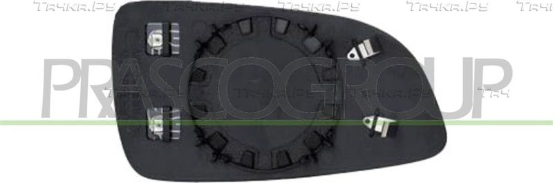 Зеркальное стекло бокового зеркала Prasco левое для Opel Astra H 2004-2006. Артикул OP4107504