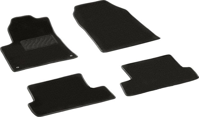 Коврики текстильные Seintex на нескользящей основе для салона Peugeot 407 2004-2010. Артикул 83174