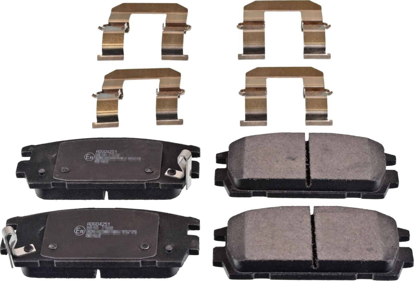 Тормозные колодки Blue Print. Артикул ADG04251