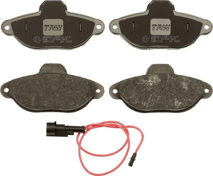 Тормозные колодки TRW COTEC. Артикул GDB1115