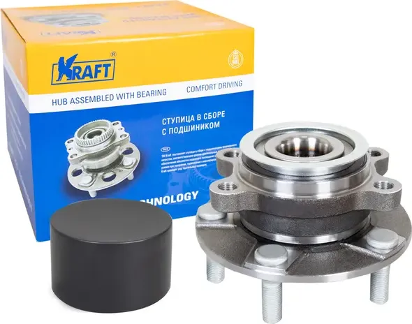 Ступица с подшипником NISSAN QASHQAI 06- задн.лев.прав. 2WD (Kraft) Kraft. Артикул KT100639