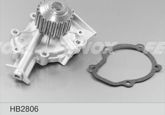 Помпа (водяной насос) Fenox для Daewoo Matiz I 1998-2015. Артикул HB2806