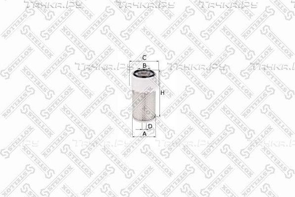 Воздушный фильтр Stellox для Opel Frontera A 1992-1998. Артикул 81-21043-SX
