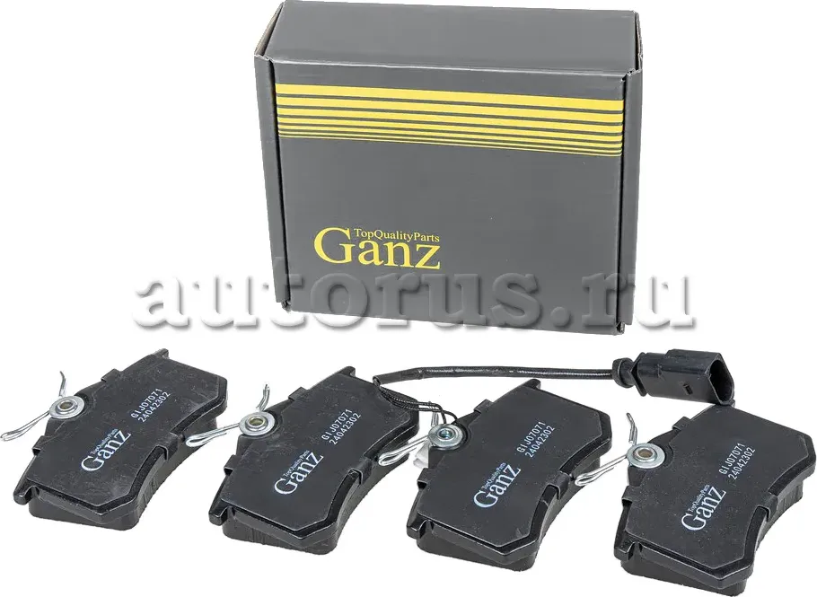 Колодки задние (Ganz). Артикул GIJ07071