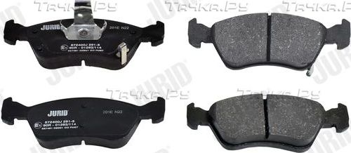 Тормозные колодки Jurid. Артикул 572400J