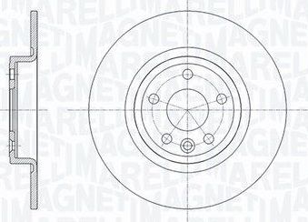 Тормозной диск Magneti Marelli. Артикул 361302040666