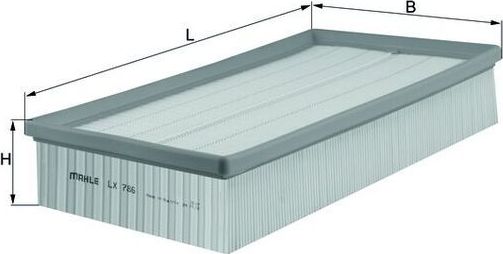 Воздушный фильтр Mahle-Knecht. Артикул LX 786