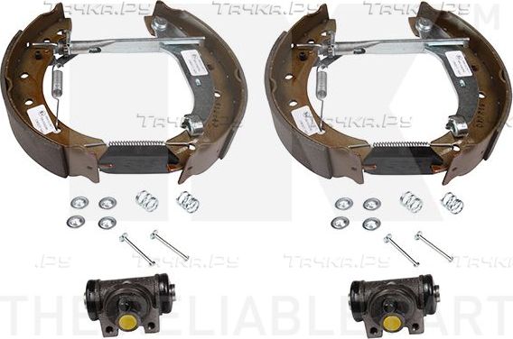Тормозные колодки NK задние для Renault Clio II 1998-2013. Артикул 449957201