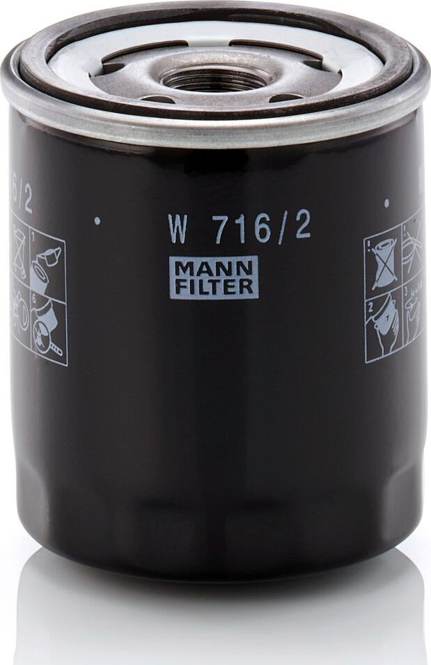 Масляный фильтр Mann-Filter. Артикул W 716/2