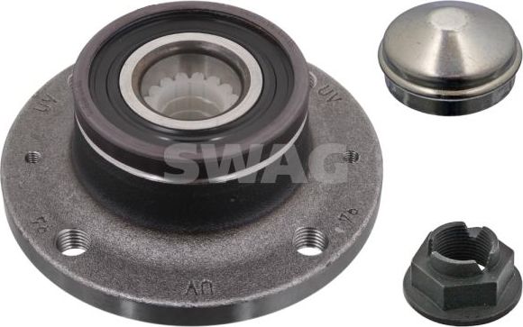Ступица колеса с интегрированным подшипником SWAG задняя правая/левая для Opel Adam I 2012-2019. Артикул 40 92 8145