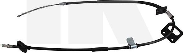 Трос ручника (тросик ручного тормоза) NK. Артикул 905208