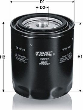 Масляный фильтр Tecneco Filters для Autobianchi A 112 1971-1985. Артикул OL462