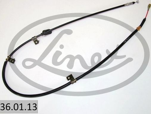 Трос ручника (тросик ручного тормоза) Linex правый для Rover 600 1993-1999. Артикул 36.01.13