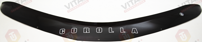 Дефлектор VT52 для капота Toyota Corolla E210 2018-2026. Артикул TYA84VT