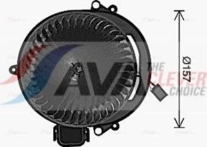 Вентилятор, мотор печки (отопителя) салона AVA для Alpina D3 F30 2013-2018. Артикул BW8611