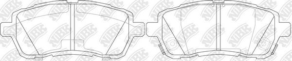 Тормозные колодки NiBK. Артикул PN5544
