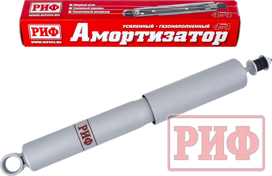 Амортизатор РИФ газовый задний на Toyota Land Cruiser Prado 90/95 1996-2002. Лифт 45 мм. Артикул SAG218