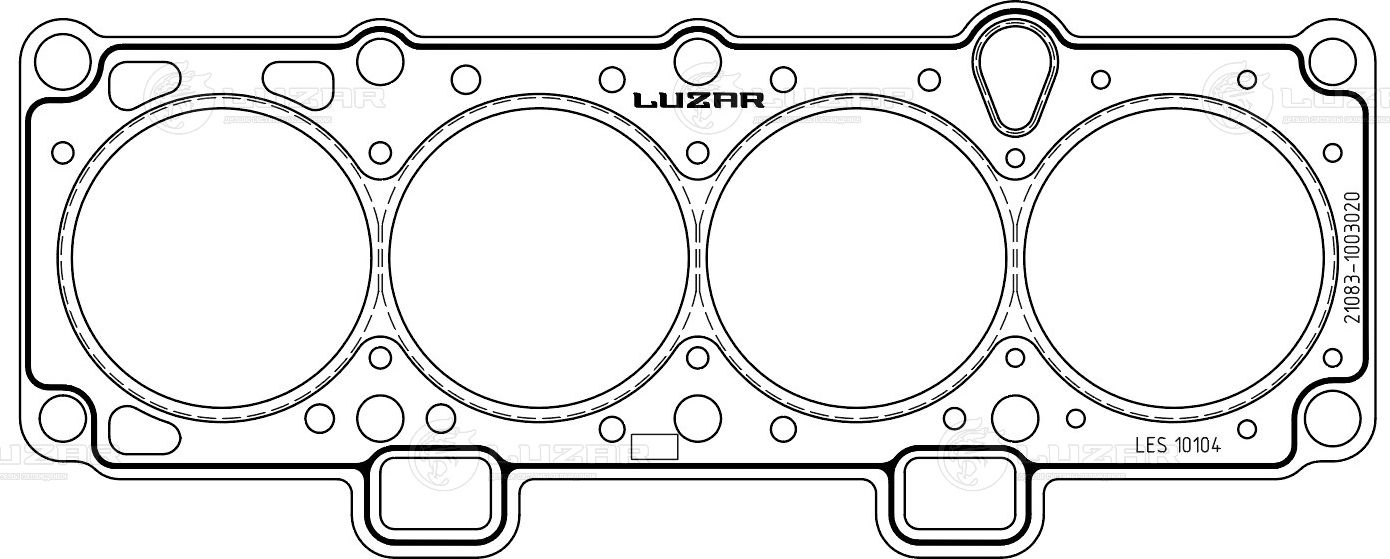 Прокладка ГБЦ Luzar. Артикул LES 10104
