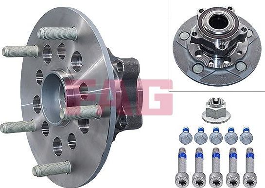 Ступица колеса с интегрированным подшипником Fag. Артикул 713 6793 70