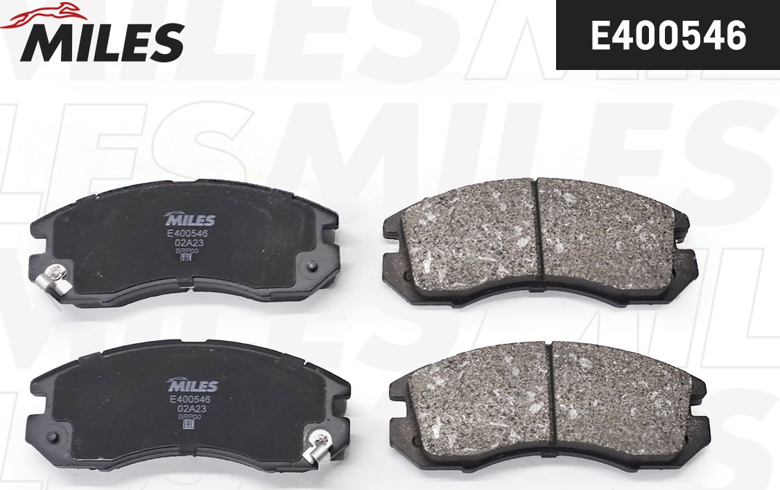 Тормозные колодки Miles (Low-Metallic). Артикул E400546