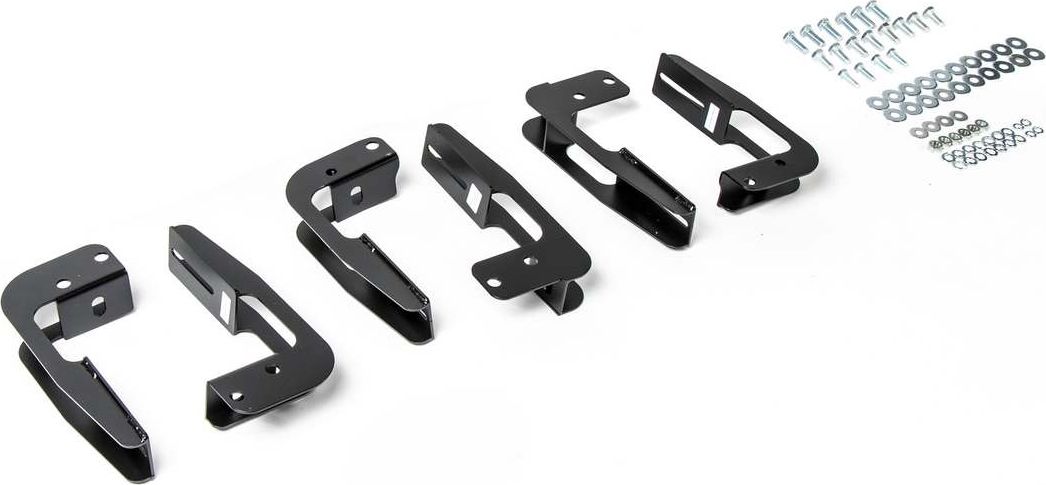 Комплект крепежа к порогам Rival для Mitsubishi Pajero IV поколение 2006-2022. Артикул 9.4002.1