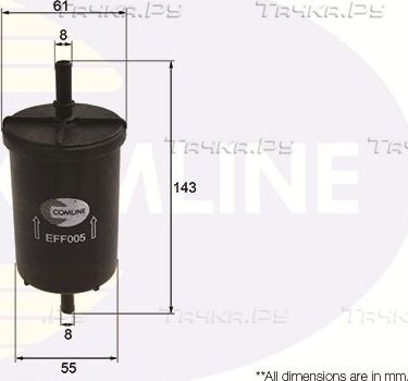 Топливный фильтр Comline для Renault Grand Scenic III 2009-2015. Артикул EFF005