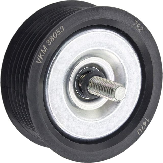 Направляющий (ведущий) ролик приводного поликлинового ремня SKF. Артикул VKM 38053