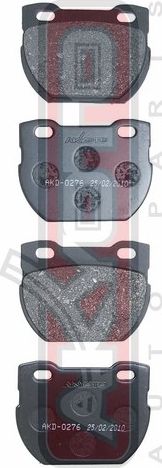 Тормозные колодки Akyoto Packing AKYOTO. Артикул AKD-0276