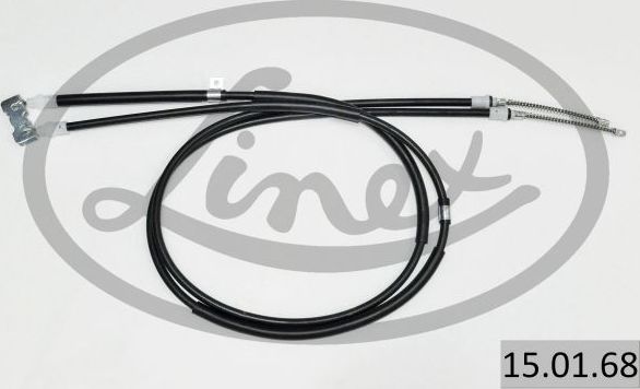 Трос ручника (тросик ручного тормоза) Linex задний для Ford Fiesta IV 1998-2002. Артикул 15.01.68