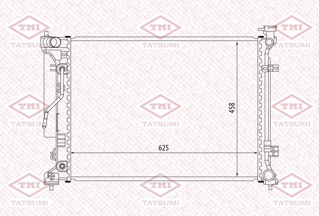 Радиатор охлаждения (Tatsumi). Артикул TGA1184