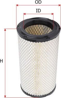 Воздушный фильтр Sakura. Артикул A-8505