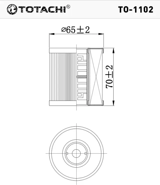 TOTACHI TO-1102 11 42 7 622 446 MANN HU 711/51 x Totachi. Артикул TO1102