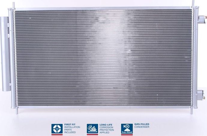 Радиатор кондиционера (конденсатор) Nissens (алюминий). Артикул 940163