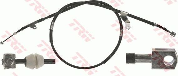 Трос ручника (тросик ручного тормоза) TRW. Артикул GCH537