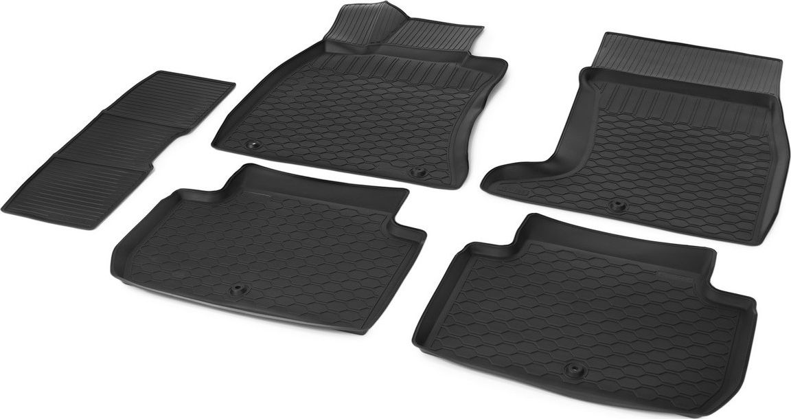 Коврики Rival для салона Kia Stinger лифтбек (4WD, искл. Comfort) 2017-2026. Артикул 12809001