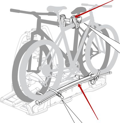 Адаптер для перевозки дополнительного велосипеда Thule VeloSpace XT Bike Adapter. Артикул 938100