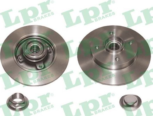 Тормозной диск LPR LPR HUB BRAKE DISC LINE задний для Citroen C4 Cactus I 2017-2026. Артикул C1036PCA