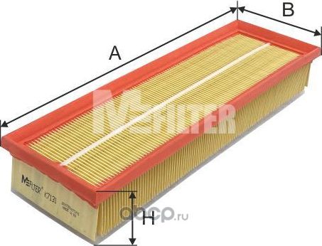 Воздушный фильтр MFilter. Артикул K 7131