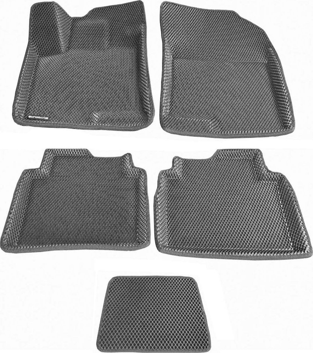 Коврики Euromat 3D EVA для салона Haval Jolion 4WD 2021-2026. Артикул EM3DEVA-001473