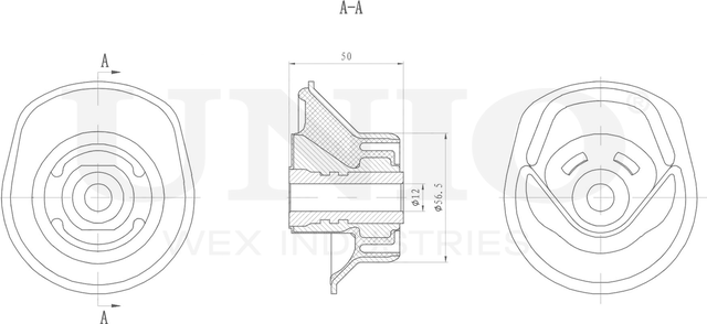 Сайлентблок балки (Unio). Артикул RMP-20013