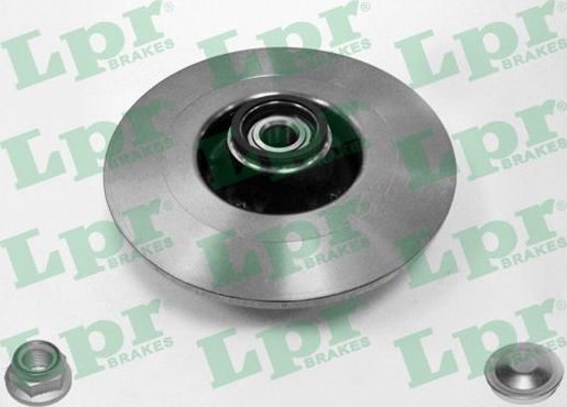 Тормозной диск LPR LPR HUB BRAKE DISC LINE задний для Renault Megane II 2003-2009. Артикул R1030PCA