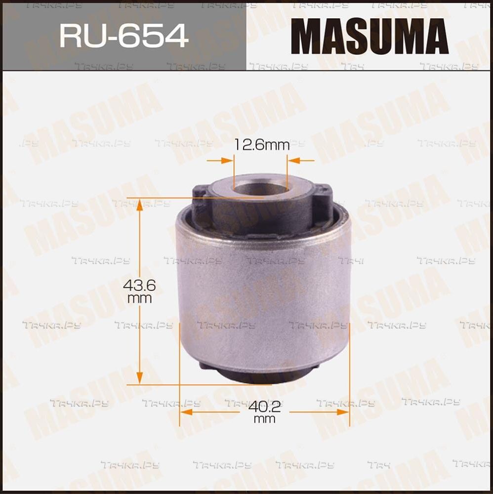 Сайлентблок заднего рычага подвески Masuma. Артикул RU-654